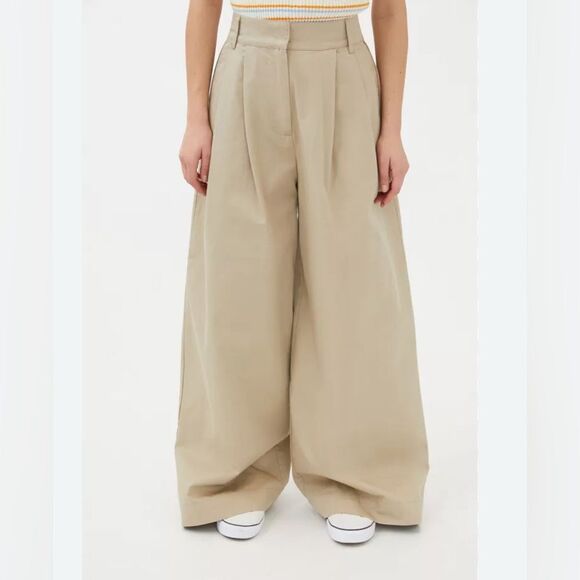 Urban Outfitters Pants - NWT Urban Outfitters Beige Wide-Leg Pants